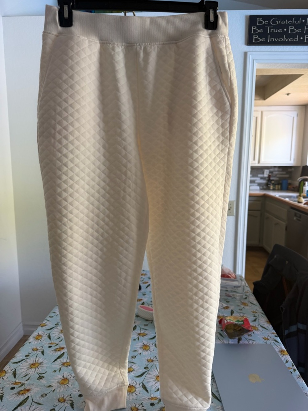 Lands' End Cream Quilted Pullover Set - Picture 7 of 7